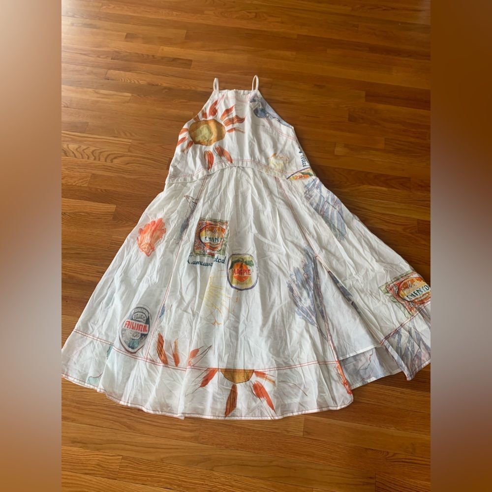 Anthropologie Pilcro Sleeveless Twofer Midi Dress - Picture 5 of 6